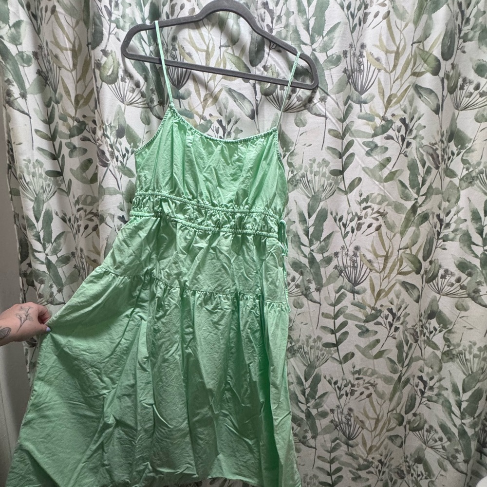 Light Green Spaghetti Strap Target Dress
